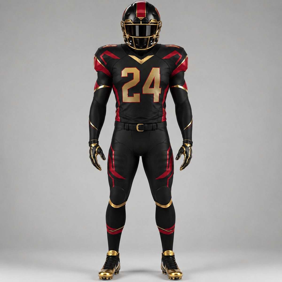 Shadow Blaze American Football Uniform