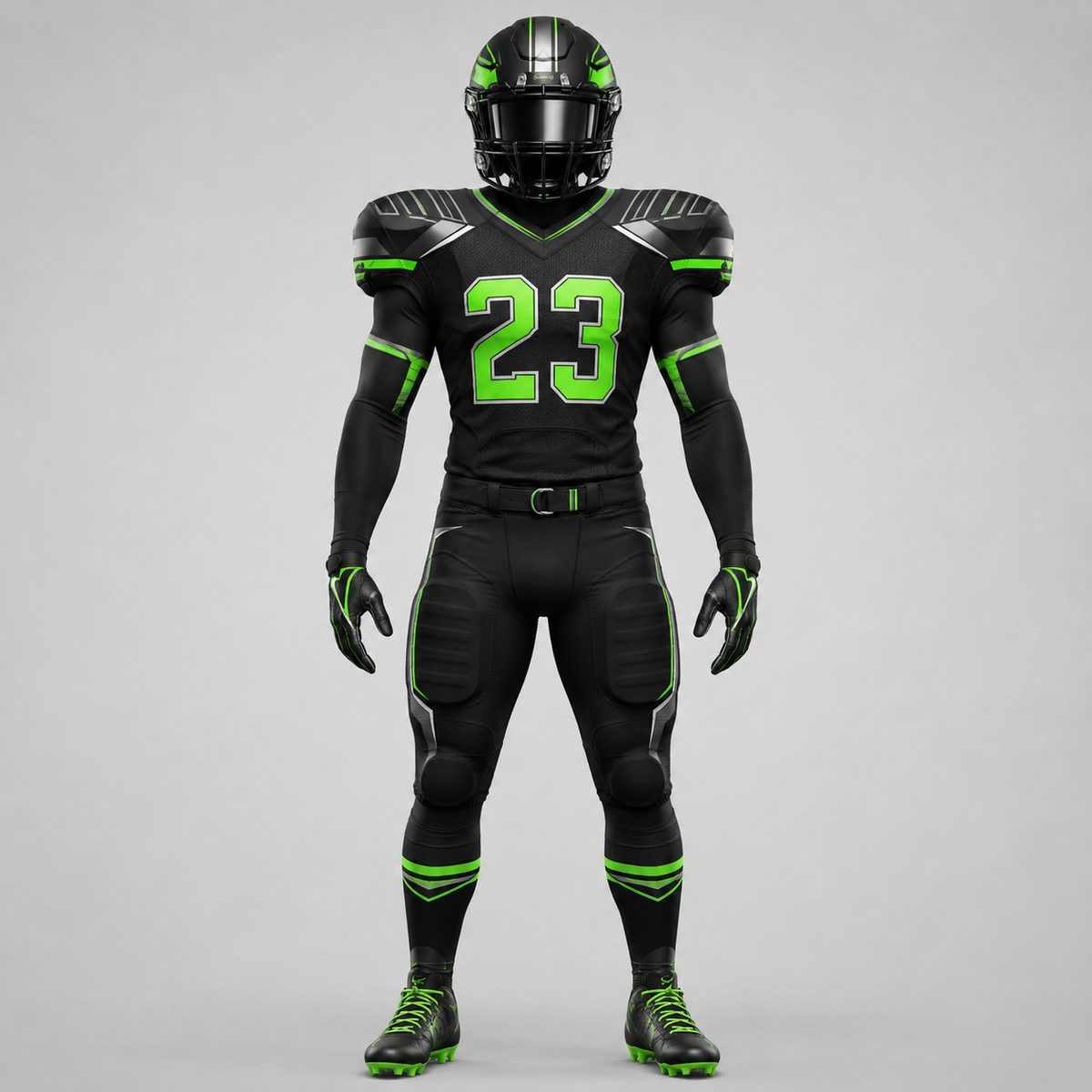 Volt Strike American Football Uniform