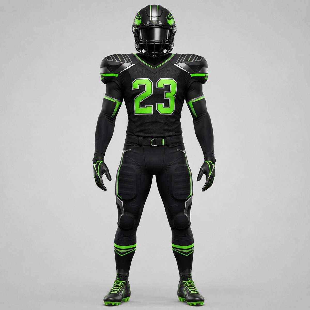 Volt Strike American Football Uniform