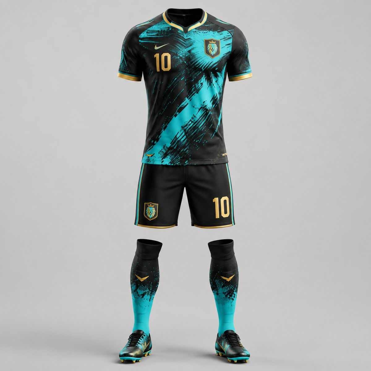 Aqua Gold Tournament Soccer Uniform