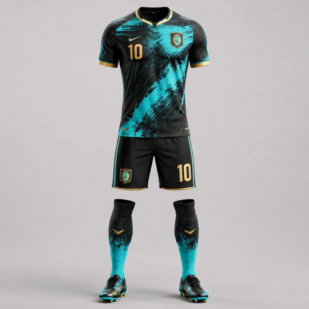 Aqua Gold Tournament Soccer Uniform